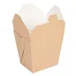 RÉCIPIENTS MULTIUSAGES MICRO-ONDABLES THEPACK 960 ML 8,9x7x10,8 CM NATUREL CARTON NANO-MICRO + PP (360 UNITÉ)